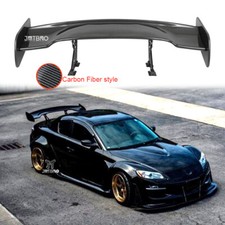57car Rear Trunk Spoiler Racing Wing Gt Style Carbon Fiber Style For Mazda 3 6