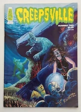 Creepsville #2 Mag Size FN+ Signed Franklin Kurtz HTF Bag Board Combine AH8