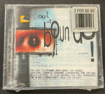 1999 *OUT OF BOUNDS* MODERN ROCK VARIOUS ARTISTS SEALED CD (AM) CD/DVD