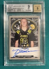 2018 Leaf Metal Trevor Lawrence Rookie Auto 4/25 Army All American BGS 9 MINT!!!