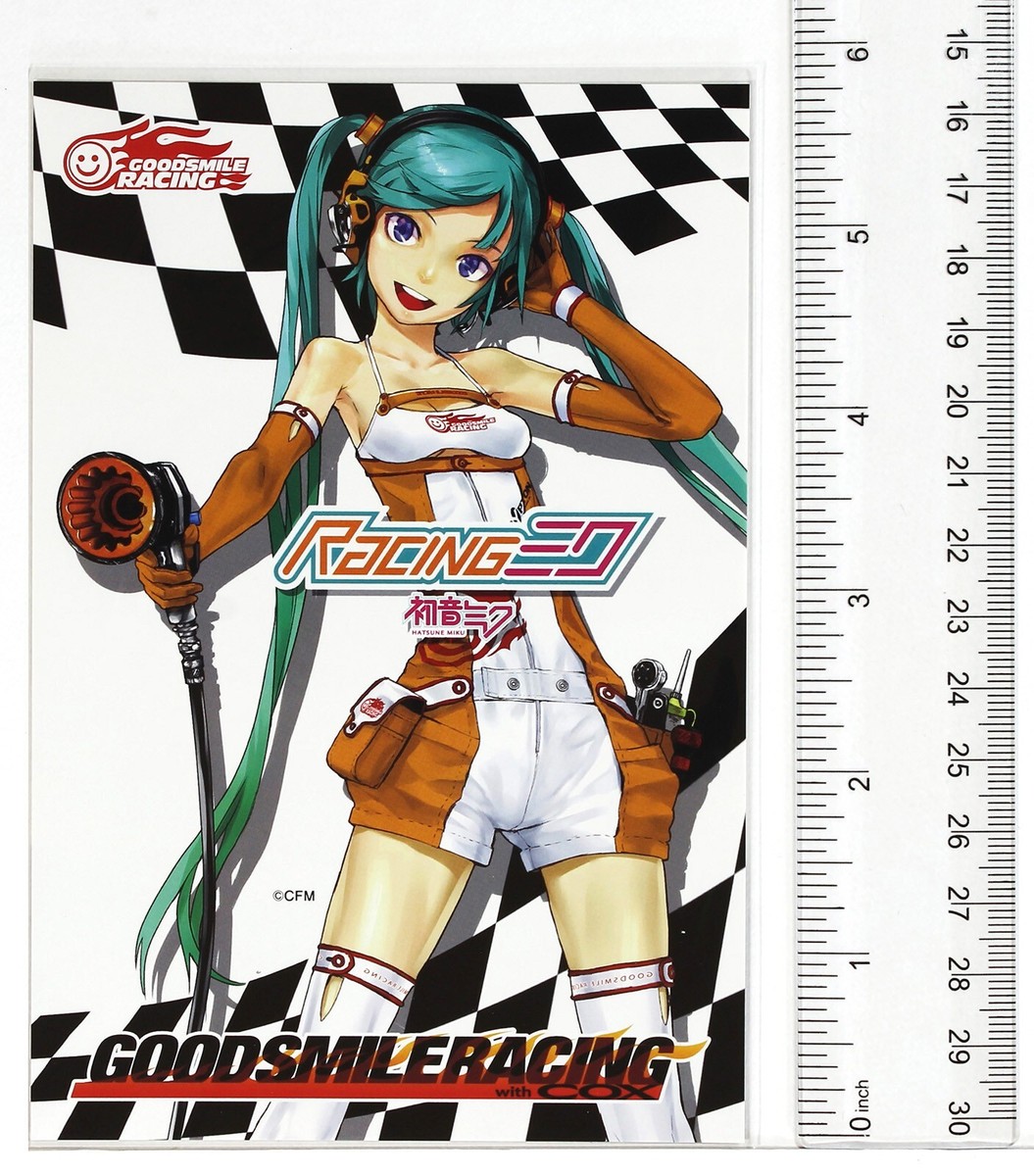 mikuページ Hatsune Miku Postcard Goodsmileracing Racing Miku 2010 01 | eBay