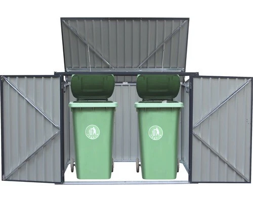 Mülltonnenbox WESTMANN für 2 Mülltonnen inkl. Gasdruckfedern 172 x 100 x 131 cm - Bild 5 von 6