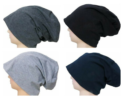 Long Beanie XXL Mütze Winter Slouch Damen Herren Jersey Unisex Trend