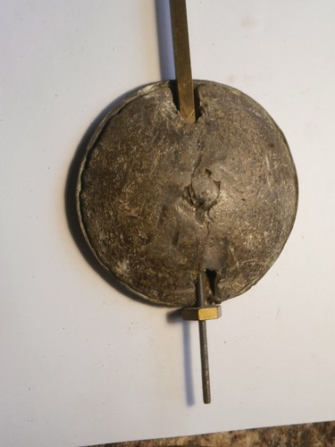 RELOJ ABUELO CAJA LARGA PÉNDULO BOB + DIAPOSITIVA + VARILLA ETC VARILLA + RESORTE - Imagen 5 de 7