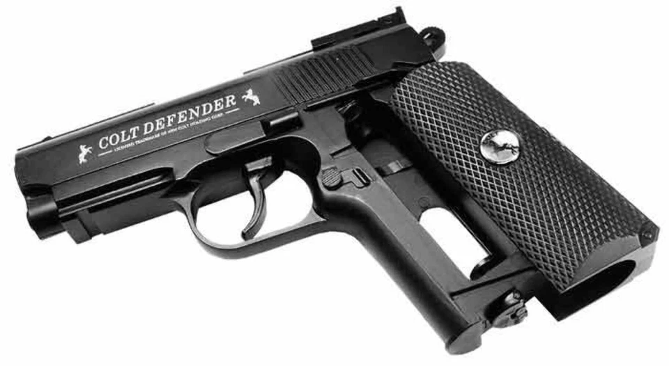 Pistola Colt Defender recondicionada 4,5 mm CO2 BB Full Metal - Imagem 3 de 3