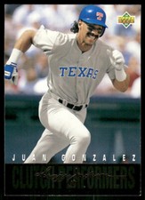 1993 Upper Deck Juan González #R10 MLB Baseball Clutch Performers Card