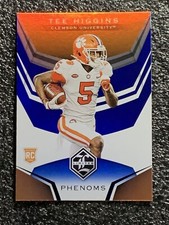 2020 Panini Chronicles Draft Picks Limited Phenoms Blue Tee Higgins RC Clemson