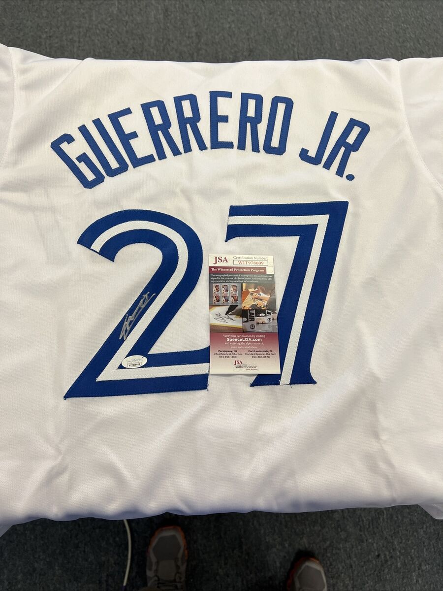 Vladimir Guerrero Jr. Signed Blue Jays Majestic Jersey (JSA