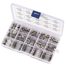 200~pcs Auto glass fuses 5*20/6*30mm Car-Truck-SUV Fuse Kit 0.1A to 20A with box