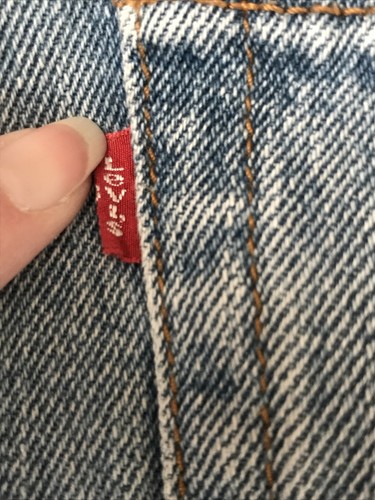 Jeans Levis's 550 uomo 38 x 30 relaxed fit denim blu chiaro vero 36x29 cotone - Foto 4 di 11