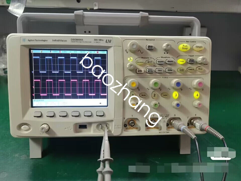 HP/Keysight Agilent DSO5034A Oscilloscope 300MHZ 2GS/S - Image 2 of 4