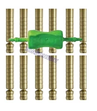 BRASS 5 MM HIT  75-50gr Easton Inserts w/ TOOL fits FMJ & AXIS Arrows - DZ