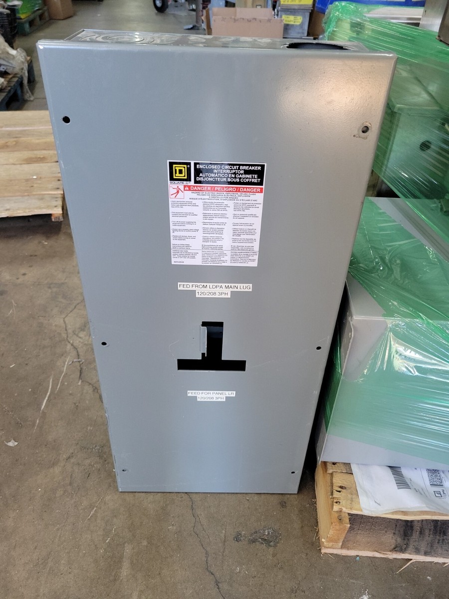 Square D J250S Circuit Breaker Enclosure Box Assy | eBay