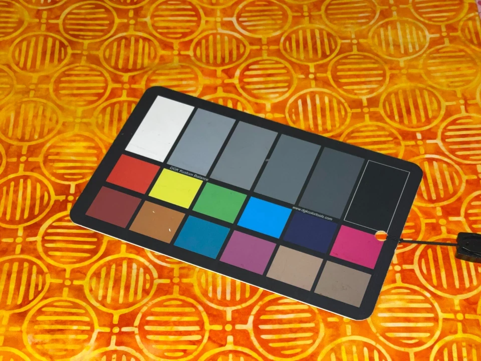 Por 1/2 yarda Kaufman Batiks Artesanales Algodón Edredón Tienda Tela Círculos Naranja Amarillo Foto 2 de 4