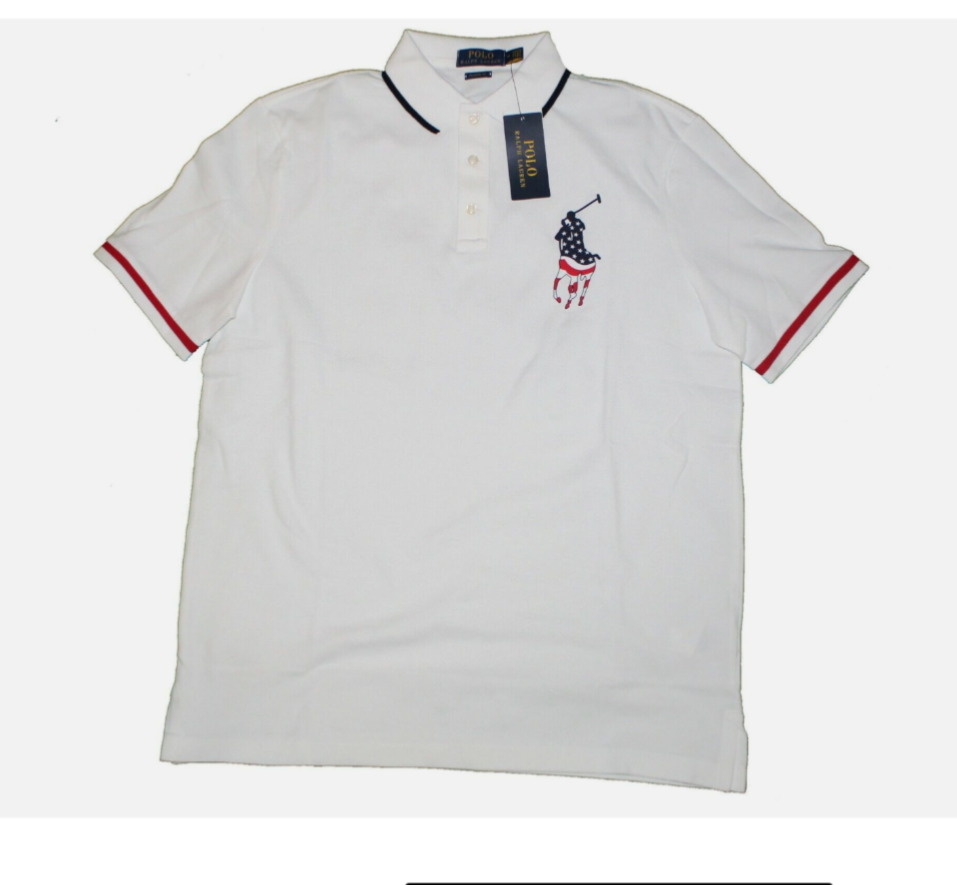 POLO Ralph Lauren Y2K S 白金 ポロシャツユニオンジャック 極希少 ポロラルフローレン 短丈 ビッグポ二ー ポロシャツ y2k swag 白