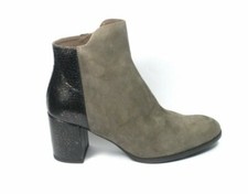 Nero Giardini donna tronchetti in camoscio mogano A806330D fatti in Italia