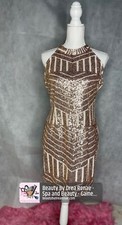 Rose Gold Sequin Dress