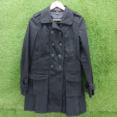 black button up coat