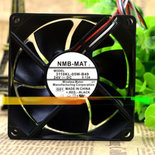 1pc NMB 3110KL-05W-B49 8025 8cm 24V 0.13A 3-wire Inverter Cooling Fan