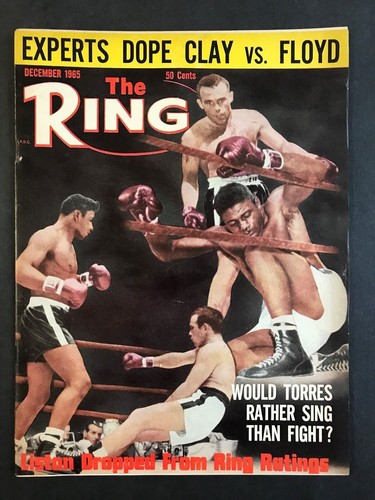 The Ring Boxing Magazine December 1965 Liston Torres - 第 1/2 張圖片