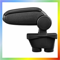 Peugeot 208 (2012-2019) Mittelarmlehne Passform Armlehne Leder Schwarz