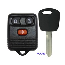 Replacement For Lincoln Navigator 1998 1999 2000 2001 2002 Remote Fob 4c Key