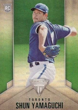 2020 CHRONICLES TITANIUM GREEN PARALLELS RC SHUN YAMAGUCHI BLUE JAYS - B4635
