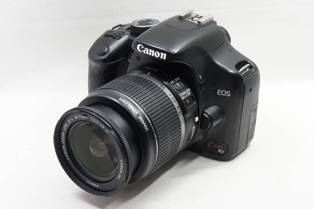 【美品】Canon EOS Kiss X2/EF-S 18-55mm Canon EOS Kiss X2 / Digital Rebel XSi / 450D 12.2 MP 18-55