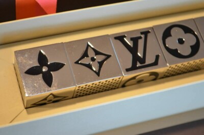 Louis Vuitton Cube Dice Game Object Monogram Silver Black LV 2011