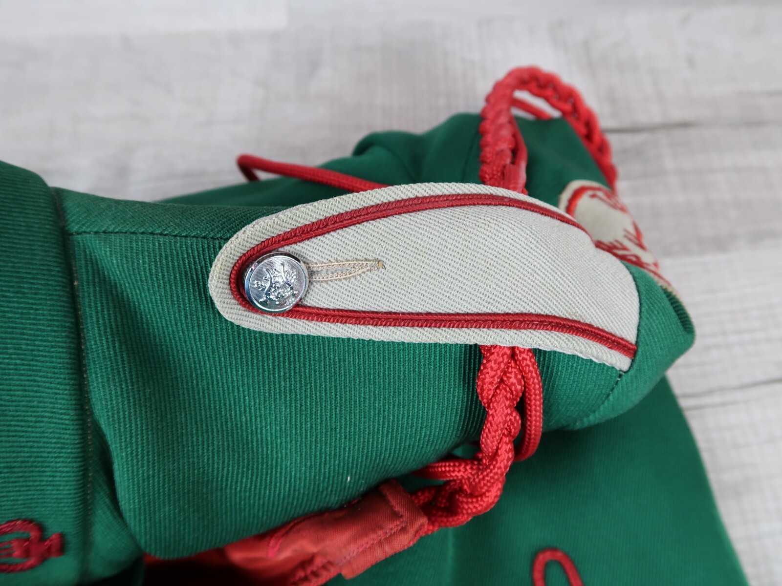 Vintage Boone Iowa Marching Band Uniform Jacket Cradd… Gem