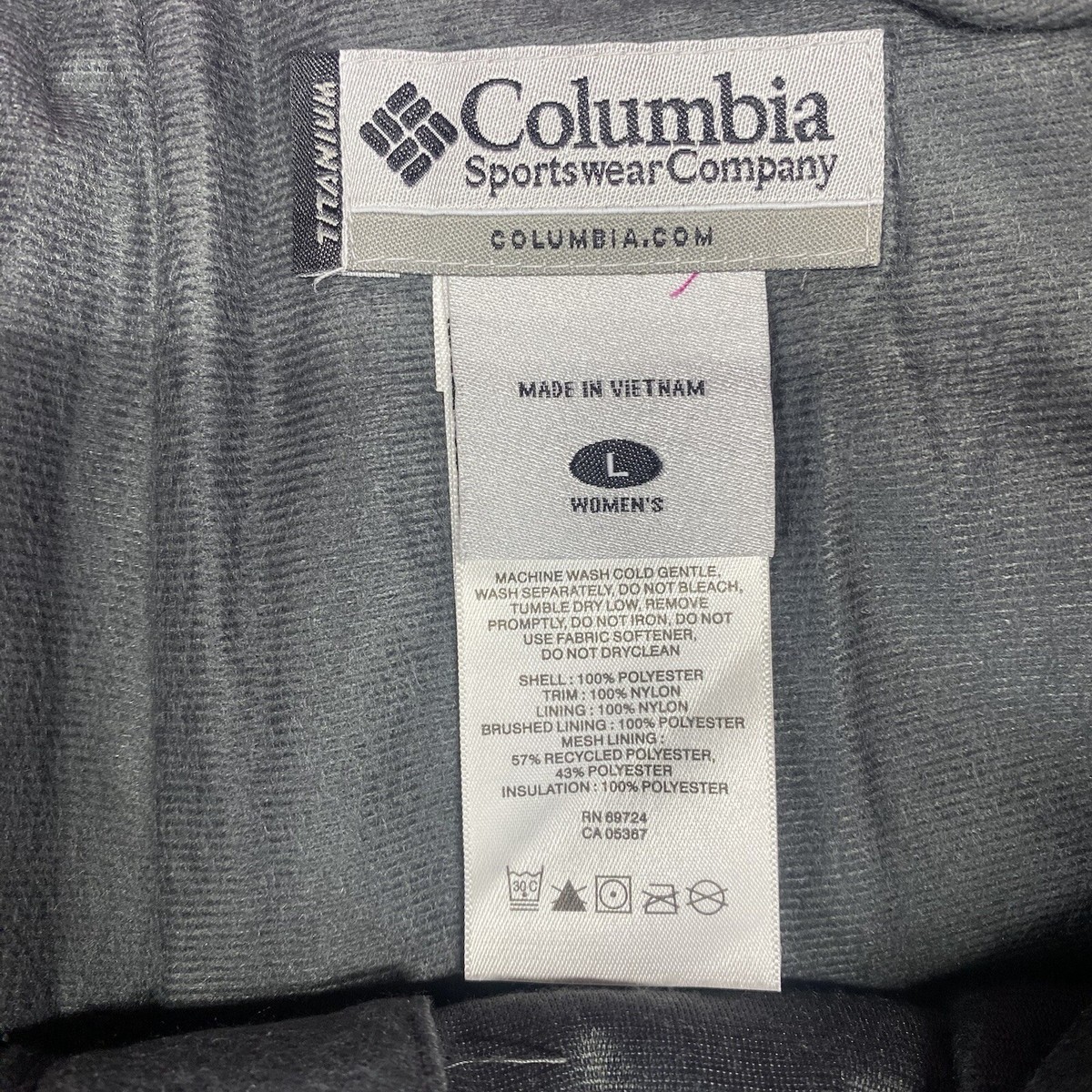 【美品 高機能】US Columbia OMNI-TECH ピンク スノーパンツ Columbia Ski Pants Womens Large Pink Snowboard Waterproof