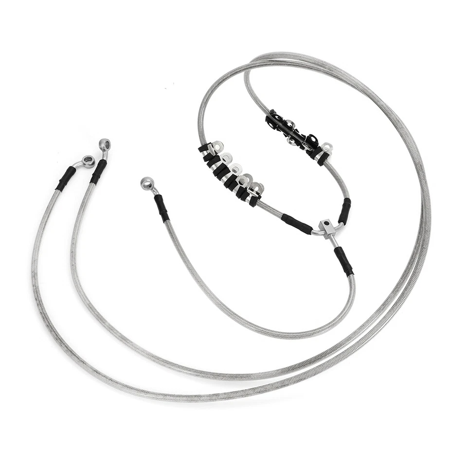 72 inch Front Brake Line Hose Kit Braided For Can-Am Maverick X3 Turbo 2017-2023 - Image 2 of 4