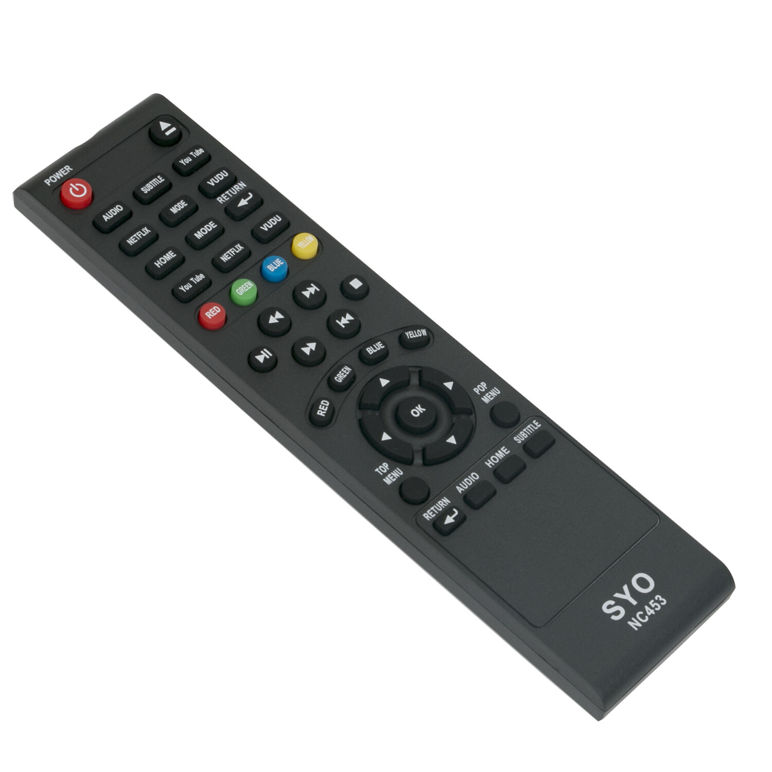 NC453 NC453UL Replace Remote for Sanyo Bluray Disc Player FWBP706F