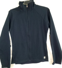 FILA-Womens Full-Zip Running Jogging Casual Jacket, Medium, Blue