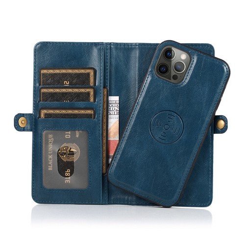 For iPhone 16/15/14/13/12/11 Pro Max Removable Wallet Case 2in1 Card Flip Cover - Picture 22 of 43