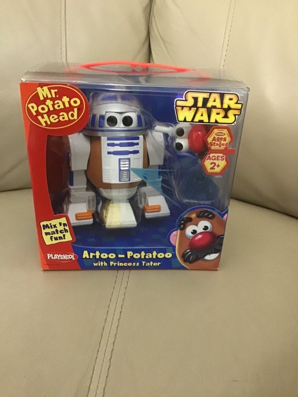 STAR WARS R2-D2 ARTOO-POTATOO  Mr. POTATO HEAD w PRINCESS Tater Change Faces