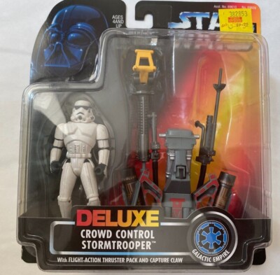 Star Wars - Stormtrooper (Deluxe Crowd Control) - 1996 POTF orange Kartenfigur