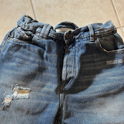 Virgil Abloh Off-white Slim Low Crotch New Vintage Jeans