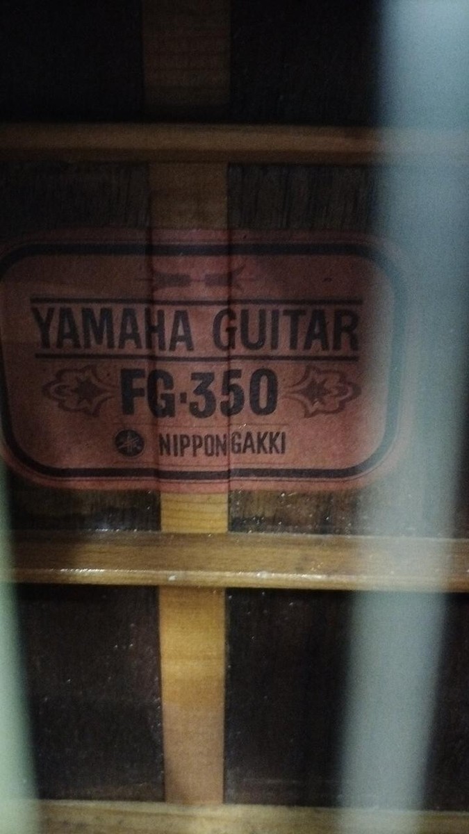 Yamaha FG-350 Vintage 1970 Acoustic Guitar Spruce Top Rosewood