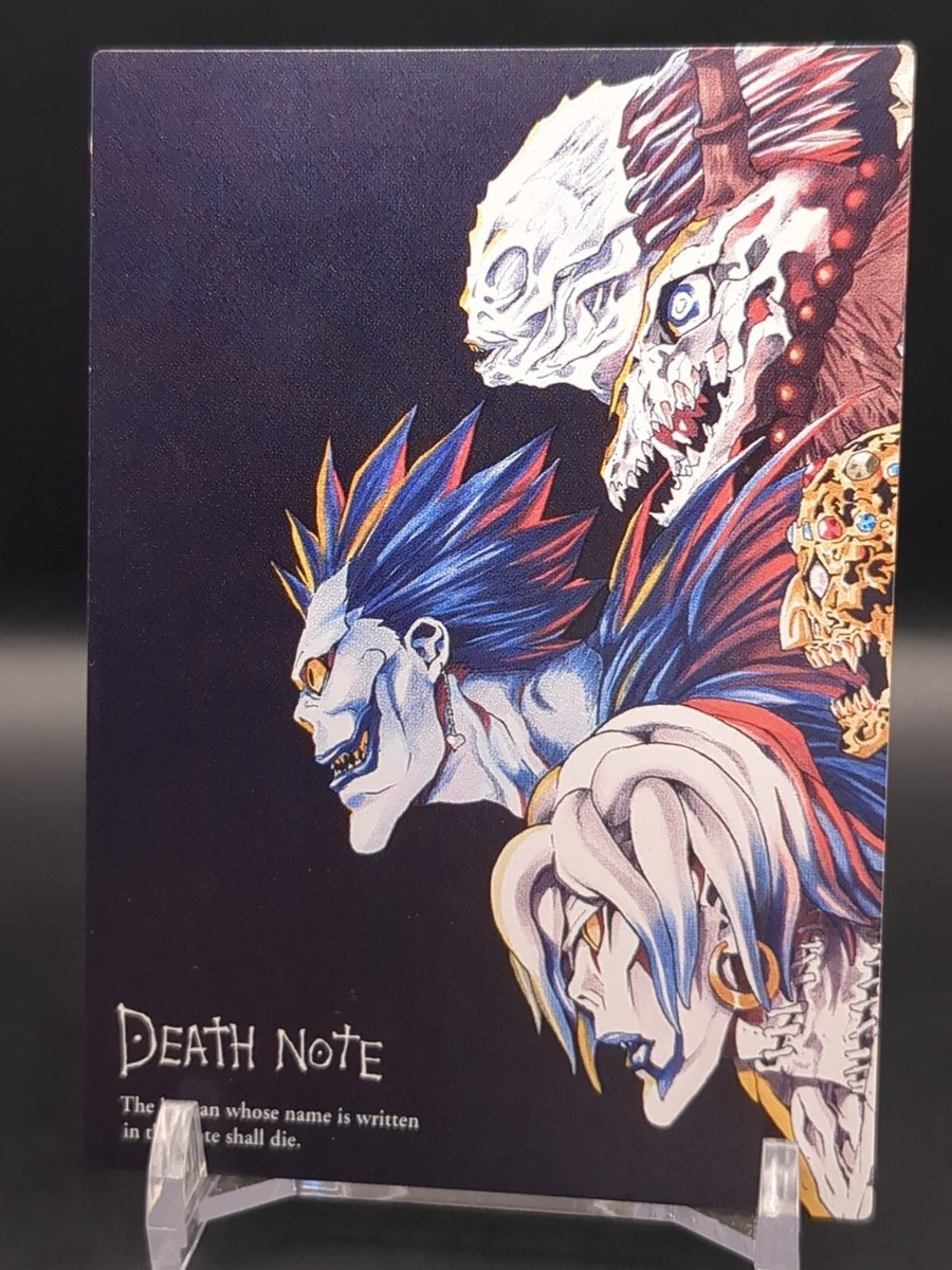 DEATH NOTE トレーディングカード KONAMI SR Ryuk Shinigami Rem Sidoh #10 Death Note Trading Card Game 2008