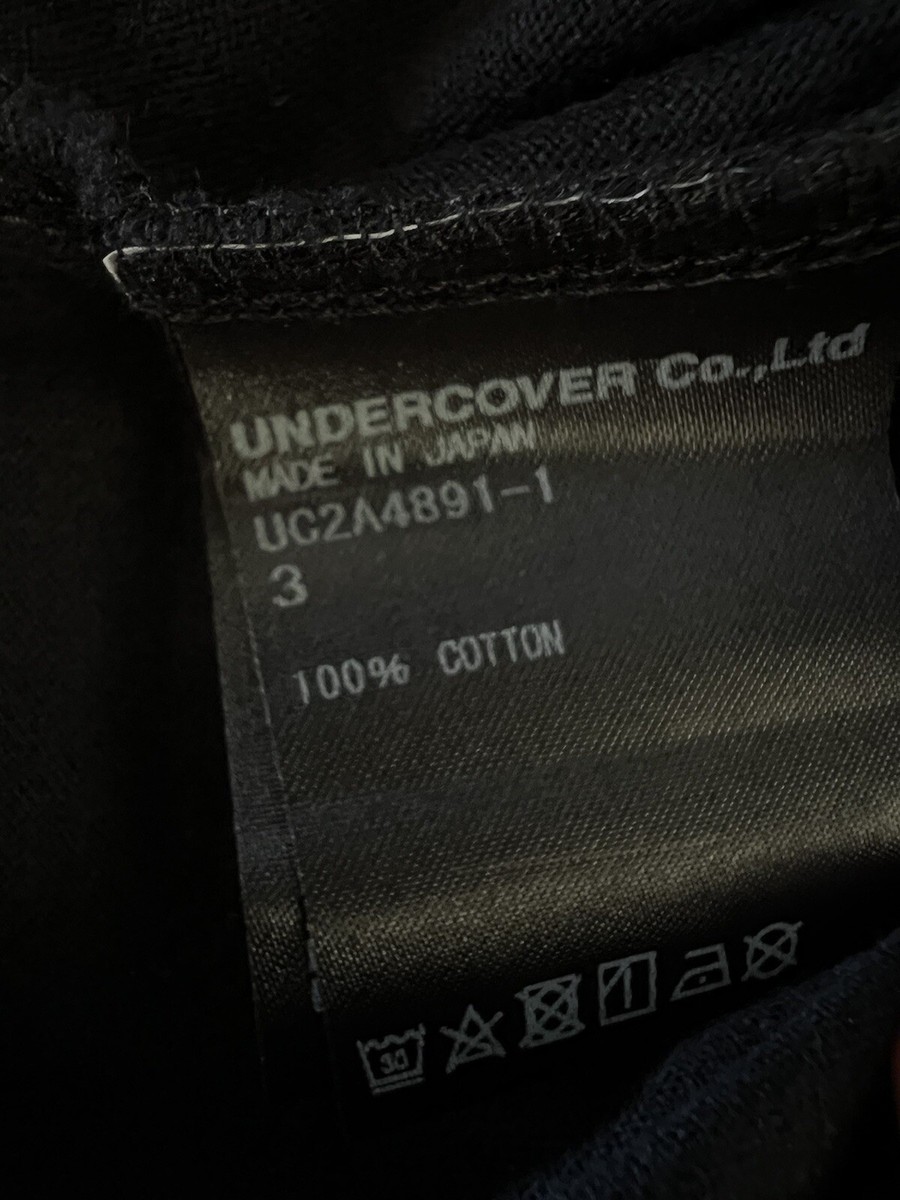Undercover x Markus Akesson Logo Black Size 3/US L T-Shirt Made in