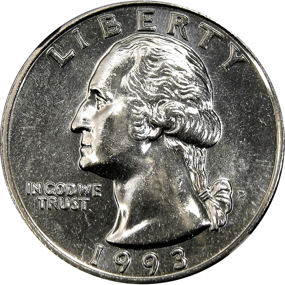 1993-P NGC MS67PL PROOFLIKE WASHINGTON ~ FINEST POP 7/0 ! - Image 3 of 4