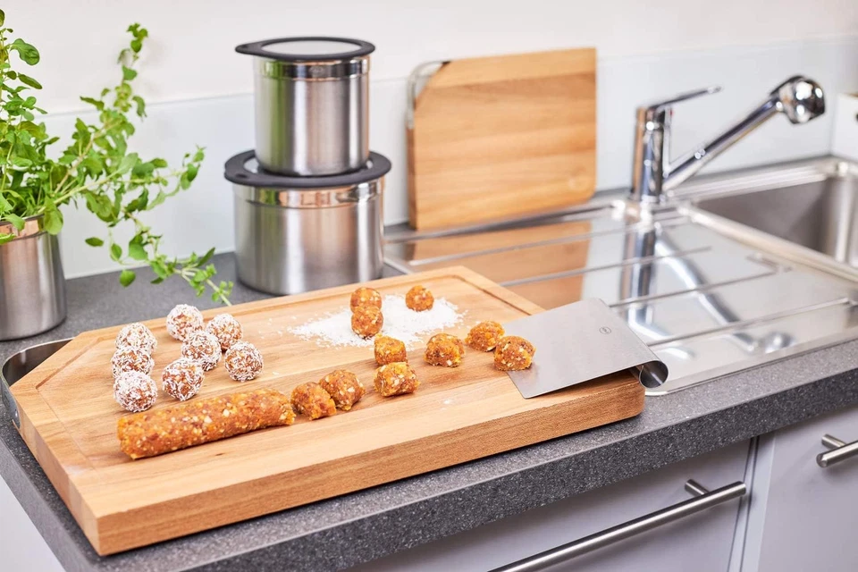 12988 Spatola Da Cucina, Acciaio Inox 18/10, Argento Opaco, 15 X 11,5 X 2,5 Cm - Immagine 4 di 4