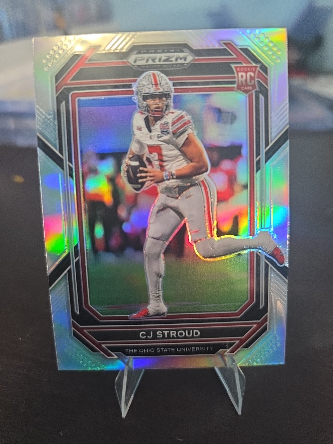 2023 Panini Prizm Draft Picks CJ Stroud Silver PRIZM #102 Ohio State Rookie RC