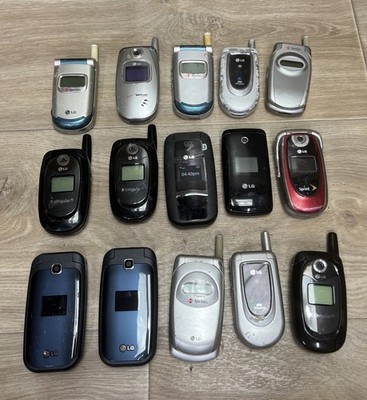 Lot of 15 LG Cell Phones *Not Tested AS-IS **Model in description