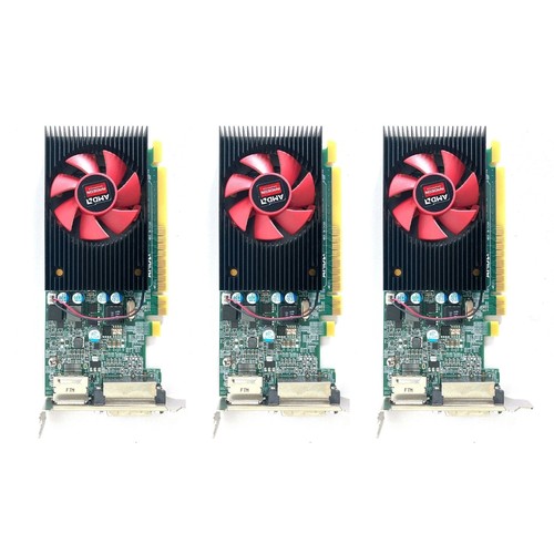 3X DELL AMD RADEON R5 430 2GB GDDR5 PCI-e3.0X8 DVI/DP LP GRAPHICS CARD ...