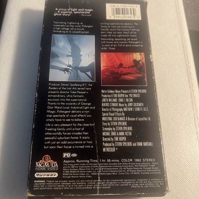 Poltergeist (VHS, 1992 Release) 1982 Movie Horror Halloween Rare
