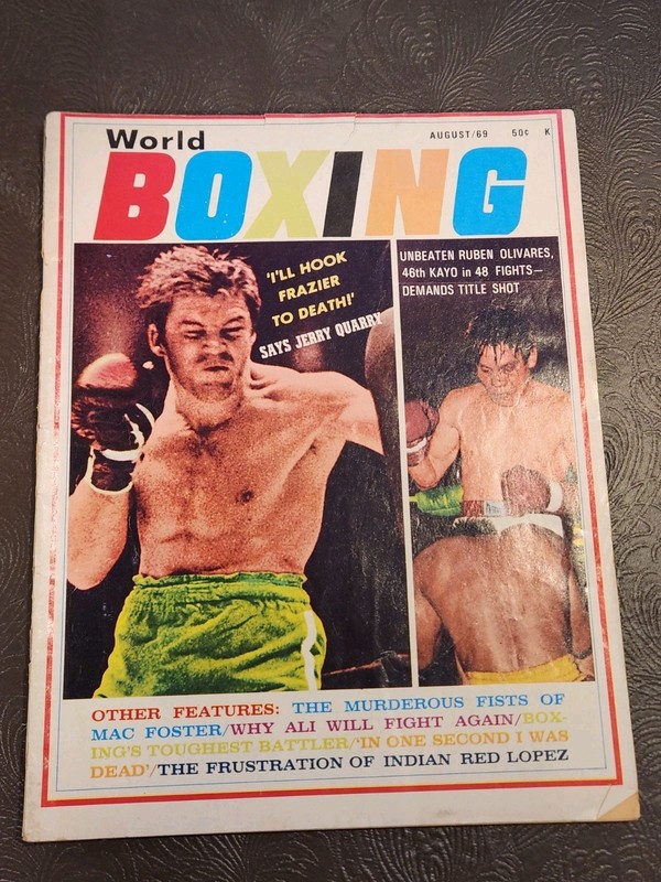 August 1969 World Boxing Magazine