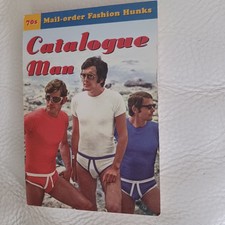 Catalogue Man 70's mail-order fashion hunks Postcard Book Paperback gift, pranks