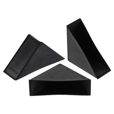 20Pcs Corner Protectors 20x70mm Plastic Right Angle Corner Guards Cushion Black